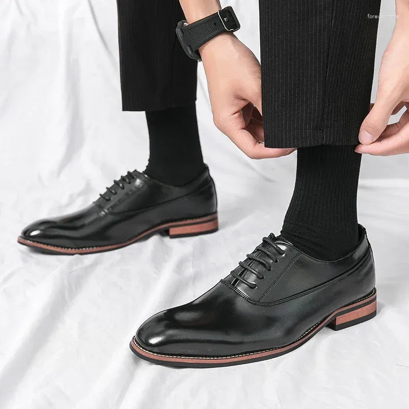Matteo – Elegant Low Heel Formal Shoes - Image 4
