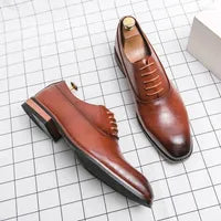 Matteo – Elegant Low Heel Formal Shoes - Image 2