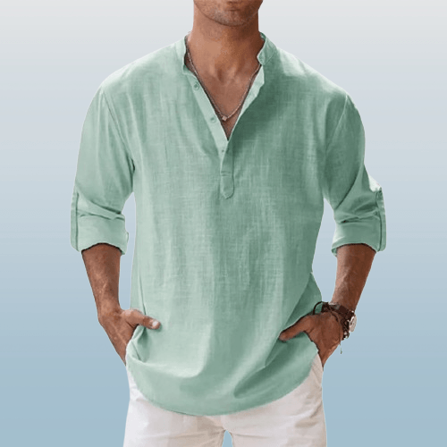 Oliver – Casual Button-Up Shirt - Image 4
