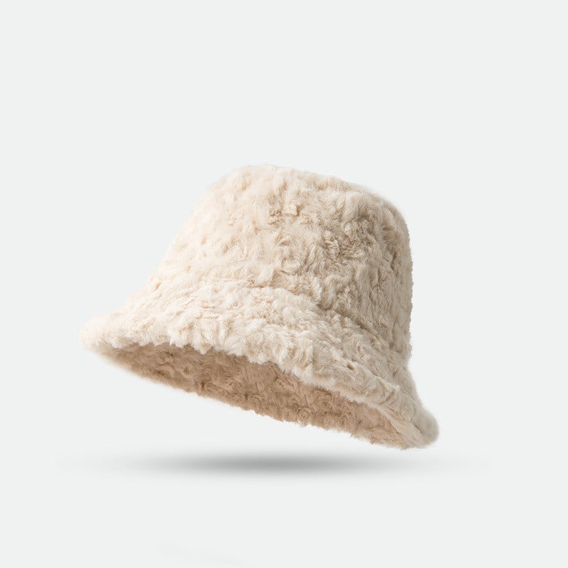 Mila – Damski zimowy bucket hat z miękkim futrzanym wykończeniem