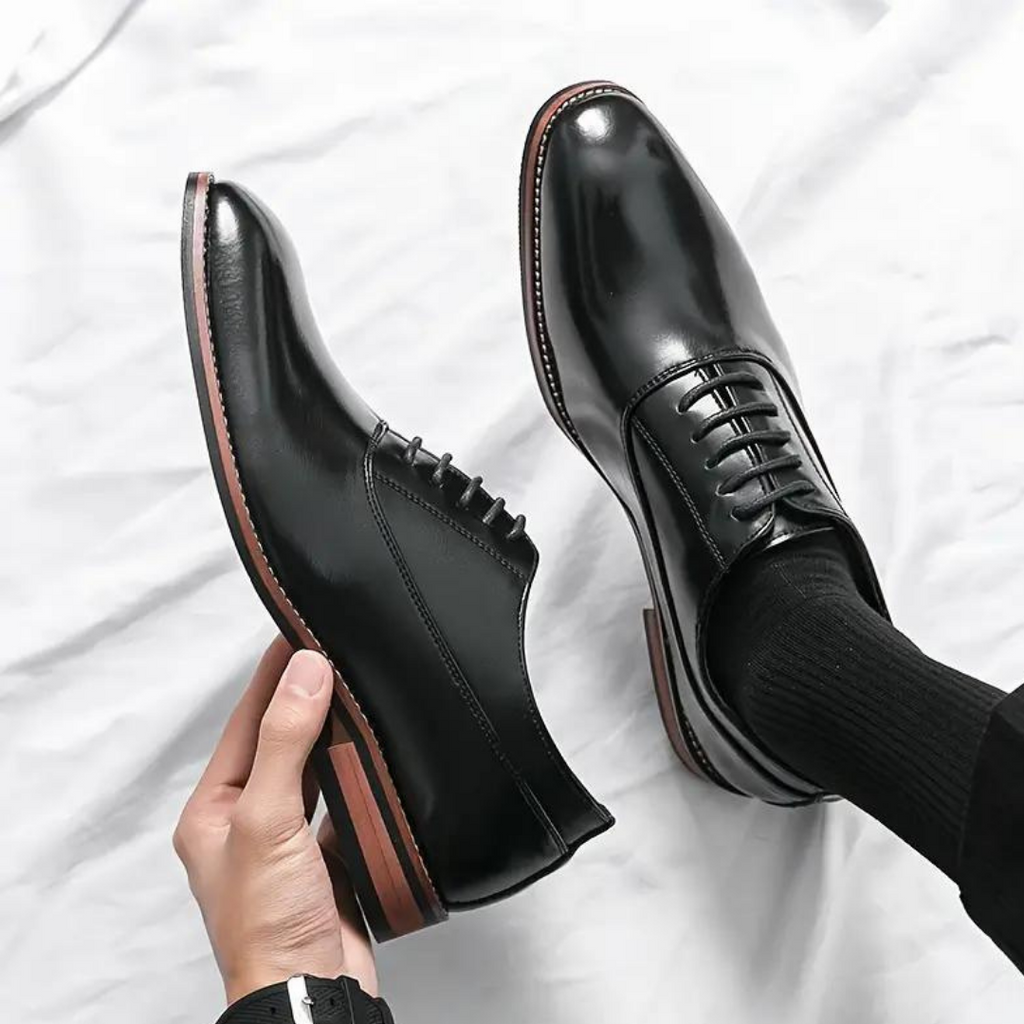 Matteo – Elegant Low Heel Formal Shoes - Image 1