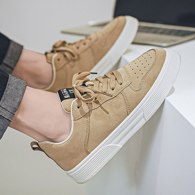 Tomasz – Klasyczne Męskie Sneakersy z Zamszowym Wykończeniem