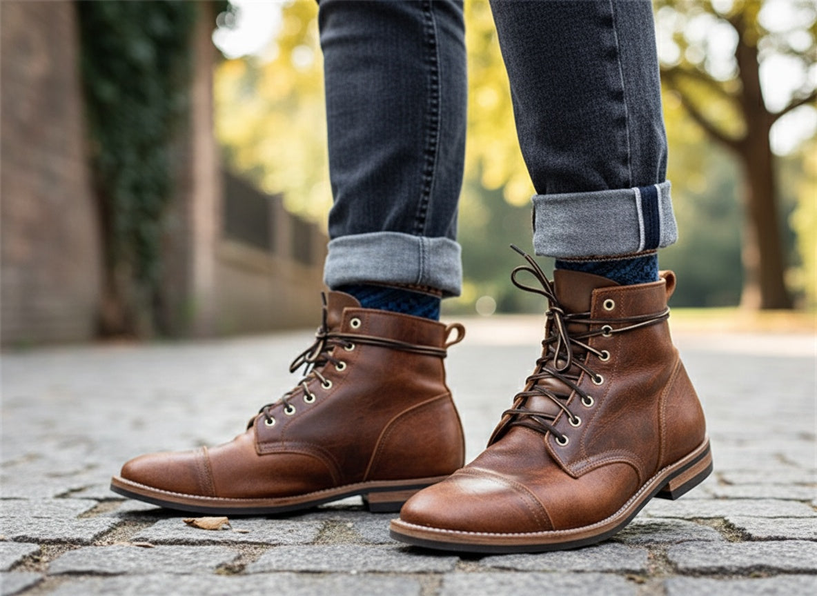 Lars – Lace-Up Round Toe Boots - Image 4