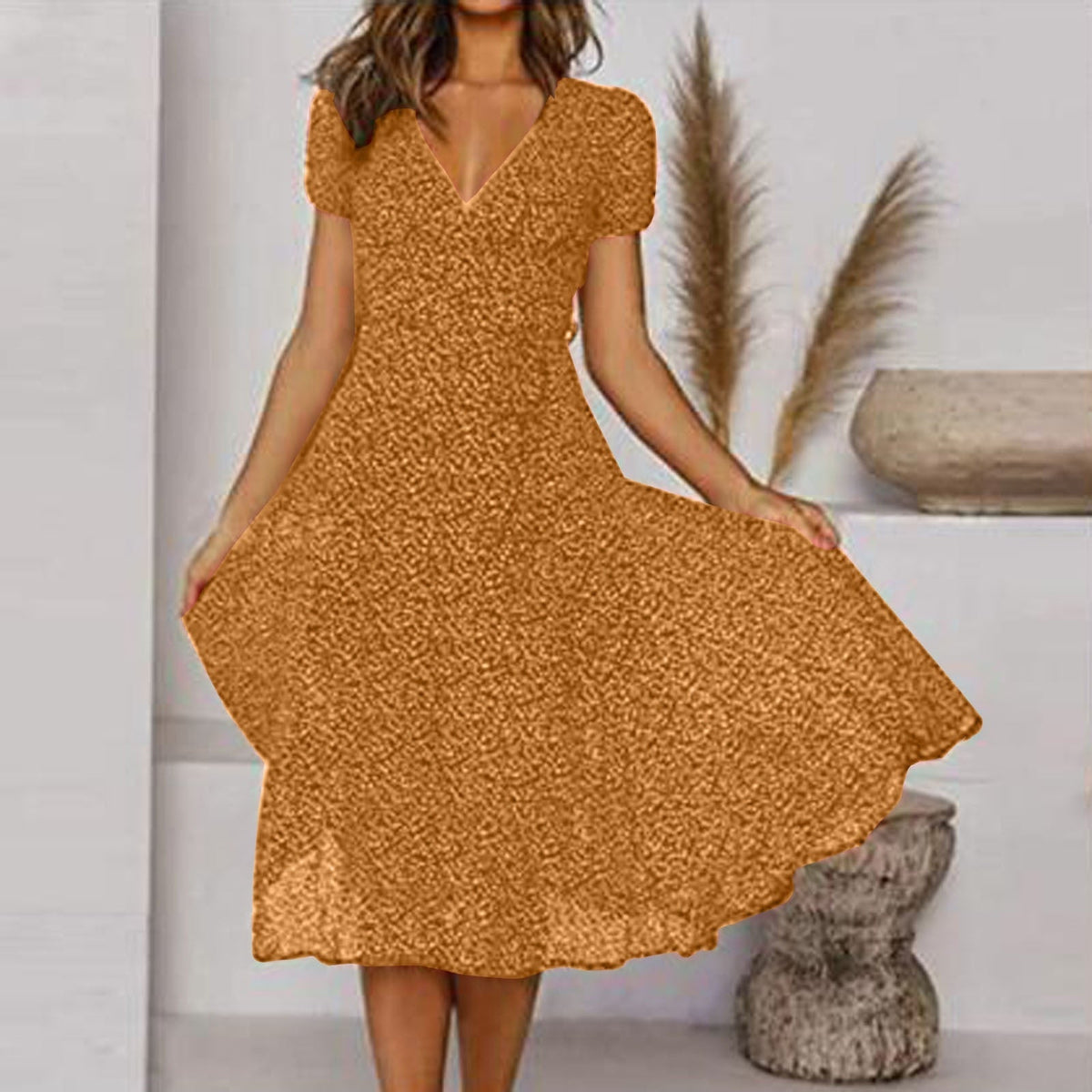 Ella – Women's Linen Dress for Women - Image 3