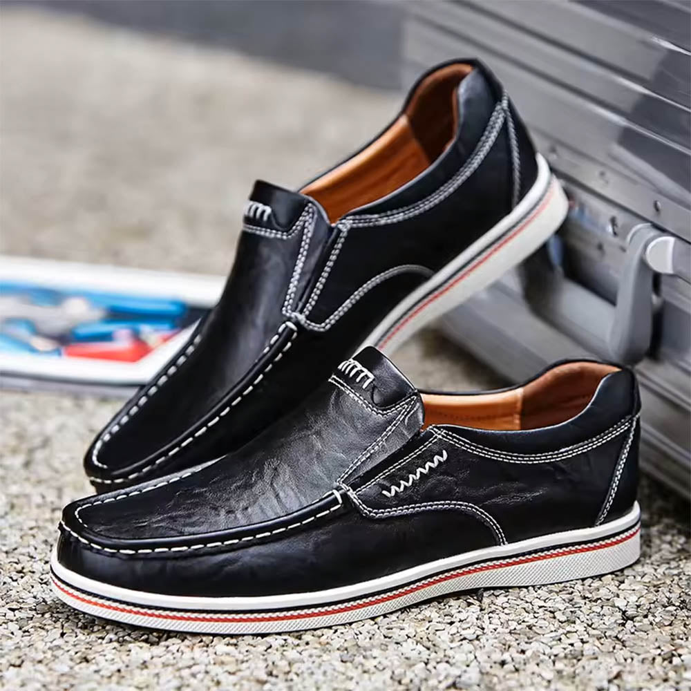 Sascha – Tumbled Slip-On Shoes - Image 3