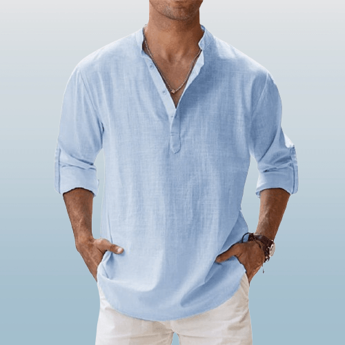Oliver – Casual Button-Up Shirt - Image 2