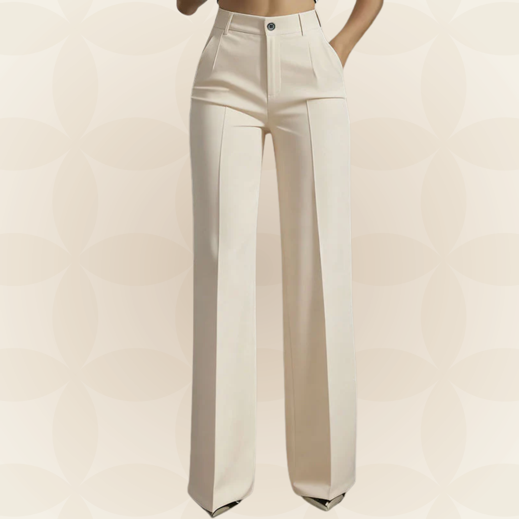 Karin – Elegant Wide-Leg Trousers - Image 2