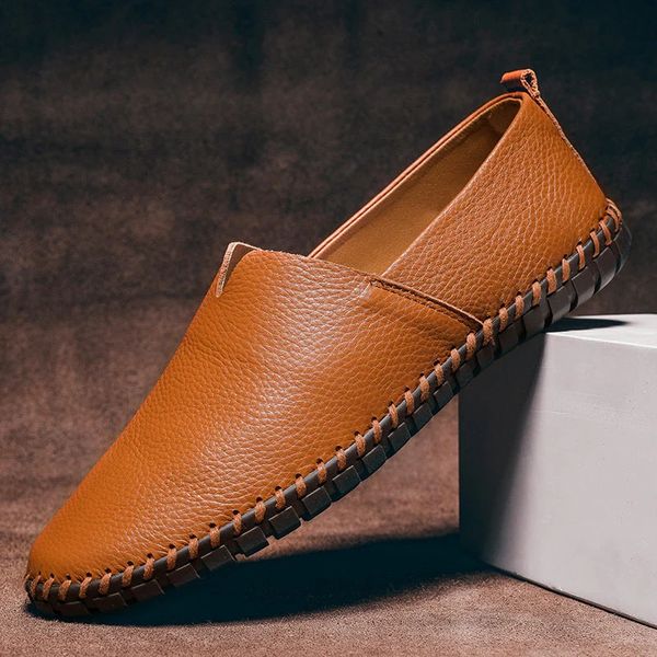 Sven – Pebbled-grain Slip-On Shoes - Image 2