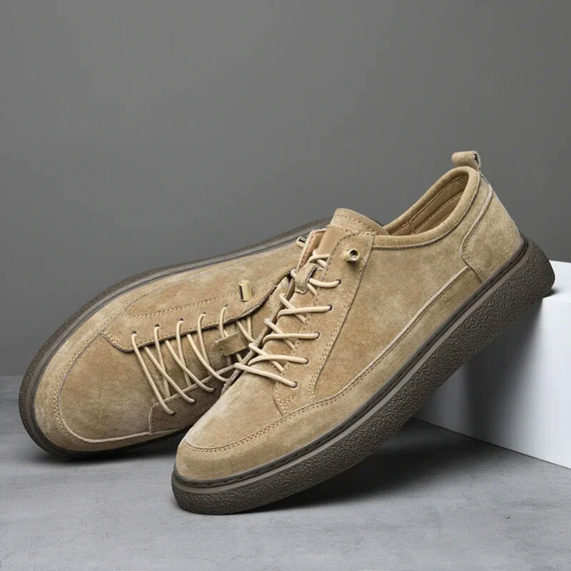 Oliver – Zamszowe sneakersy męskie o minimalistycznym designie