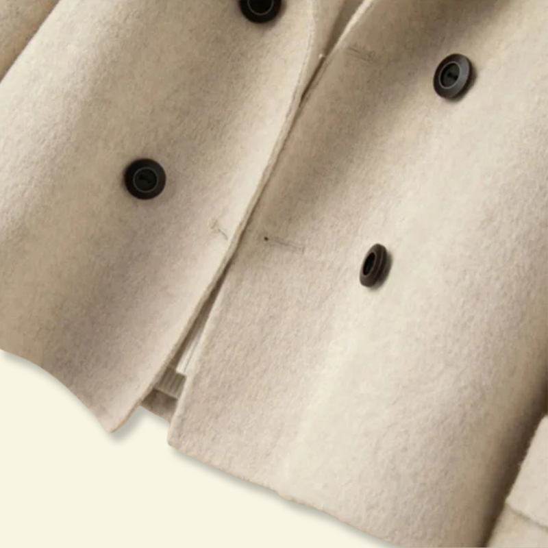 Double-Breasted Jacket Women's with Relaxed Fit - Image 13