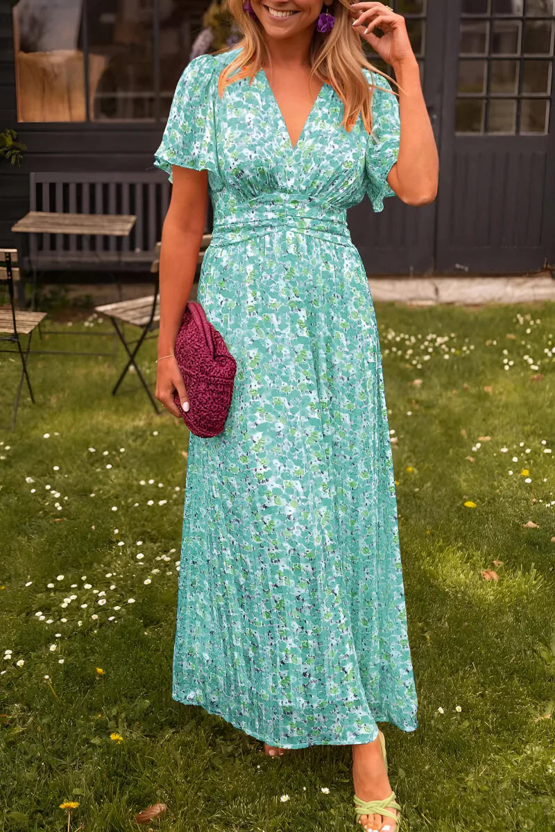 Anja – Defined Waist & Flowy Summer Cut Dress - Image 9
