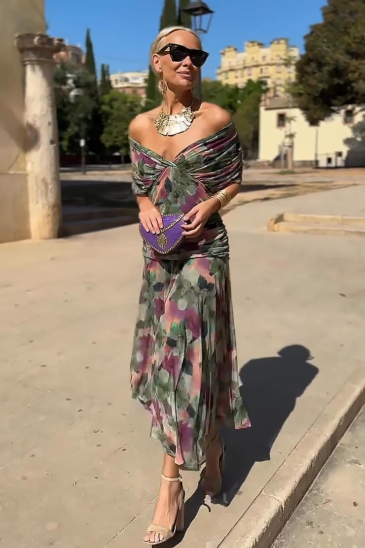 Christa – Women Elegant Maxi Dress - Image 3