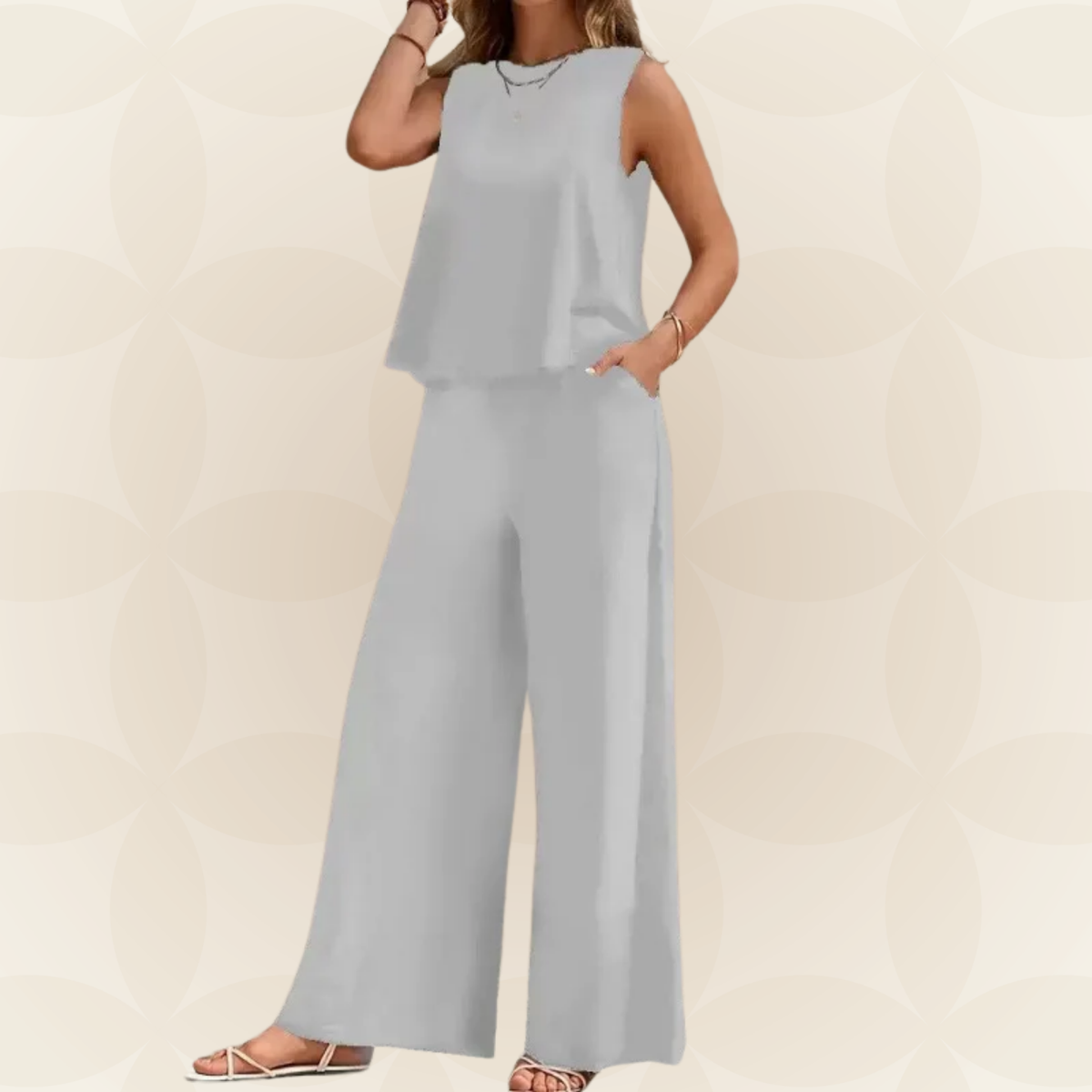 Cornelia – Chic wide-leg Summer Jumpsuit - Image 4
