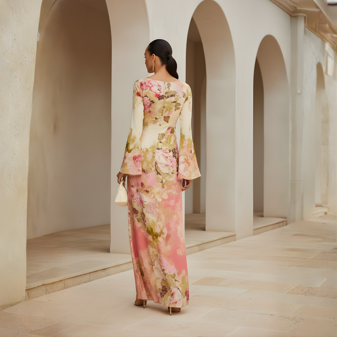 Clara – Long Sleeve Party Maxi Dress - Image 5