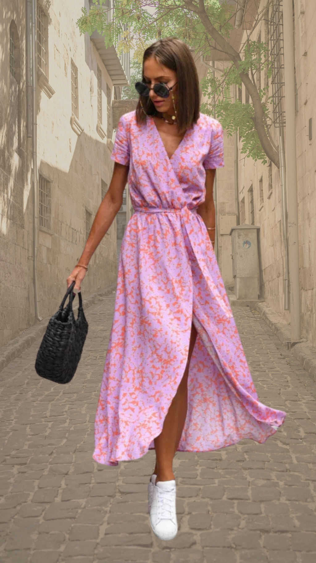 Alina – Floral Wrap Dress - Image 7