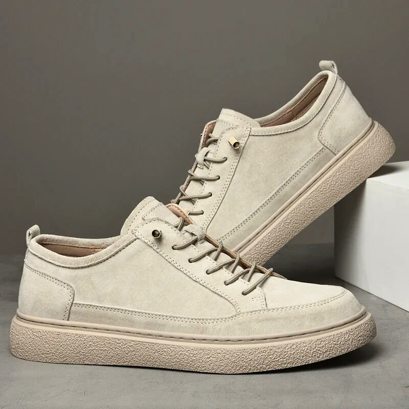 Oliver – Zamszowe sneakersy męskie o minimalistycznym designie
