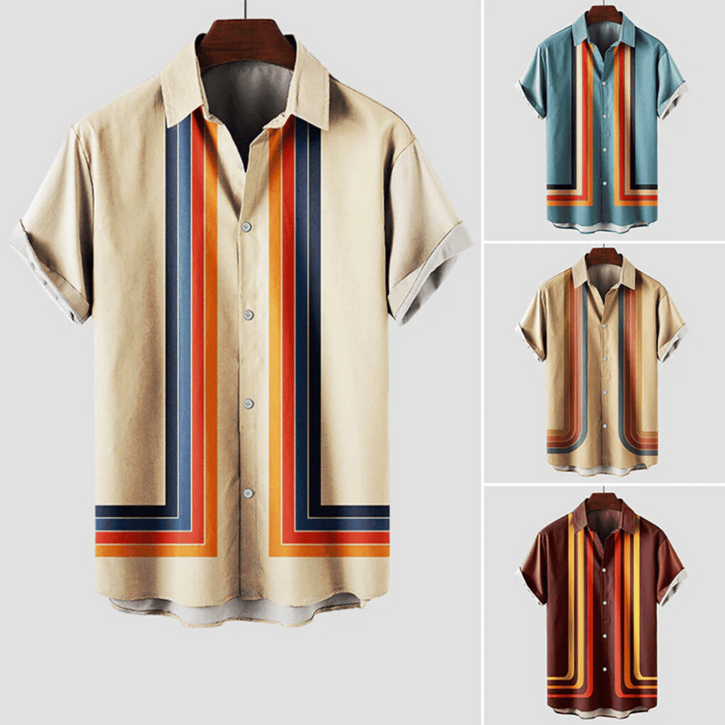 Anton – Retro Short Sleeve Shirt - Image 5
