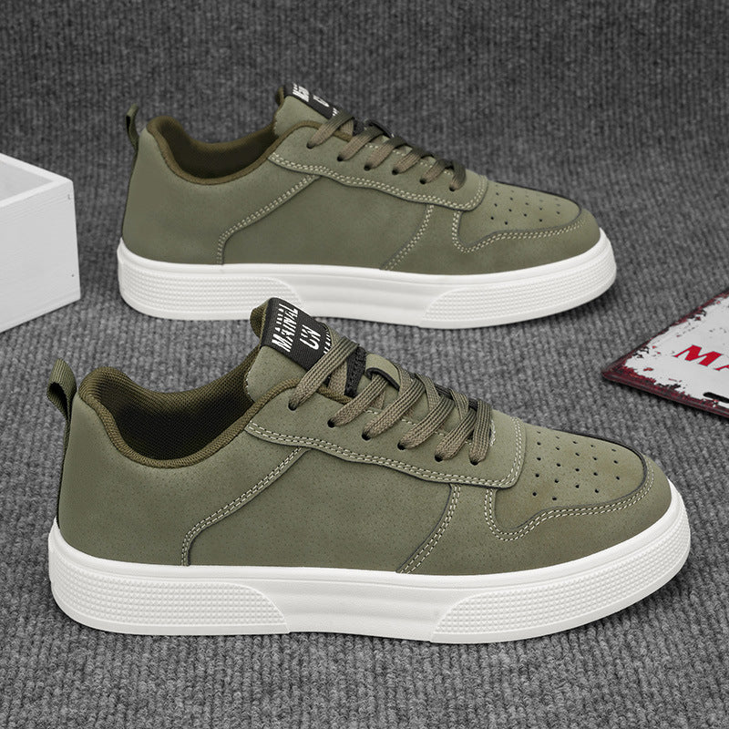 Tomasz – Klasyczne Męskie Sneakersy z Zamszowym Wykończeniem