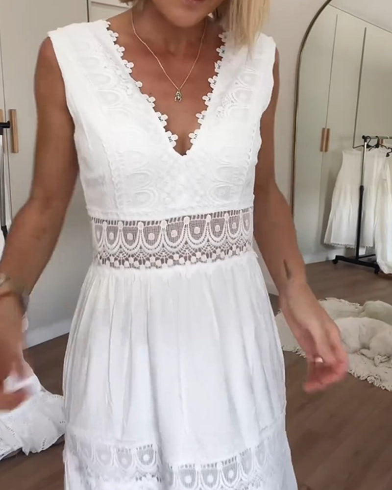 Johanna – Elegant Spring Midi  Dress for Women - Image 5