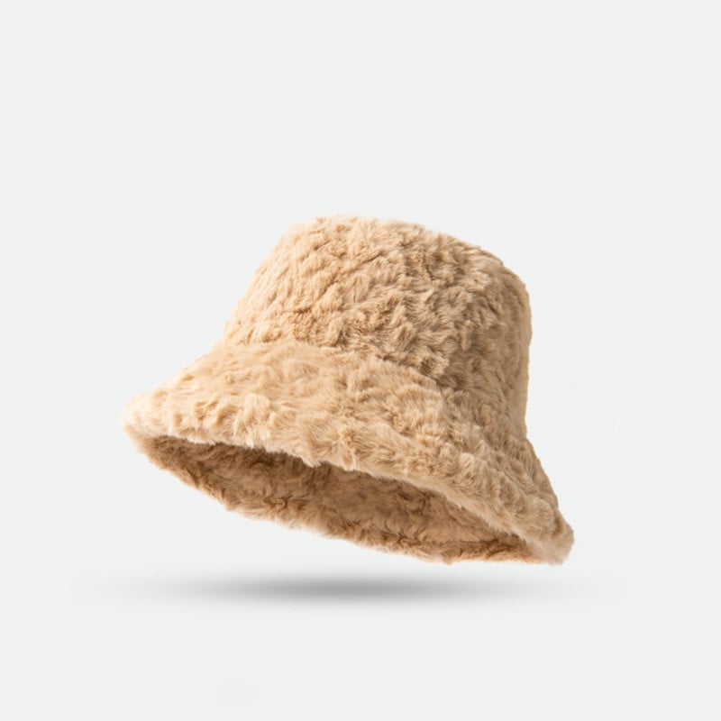 Mila – Damski zimowy bucket hat z miękkim futrzanym wykończeniem