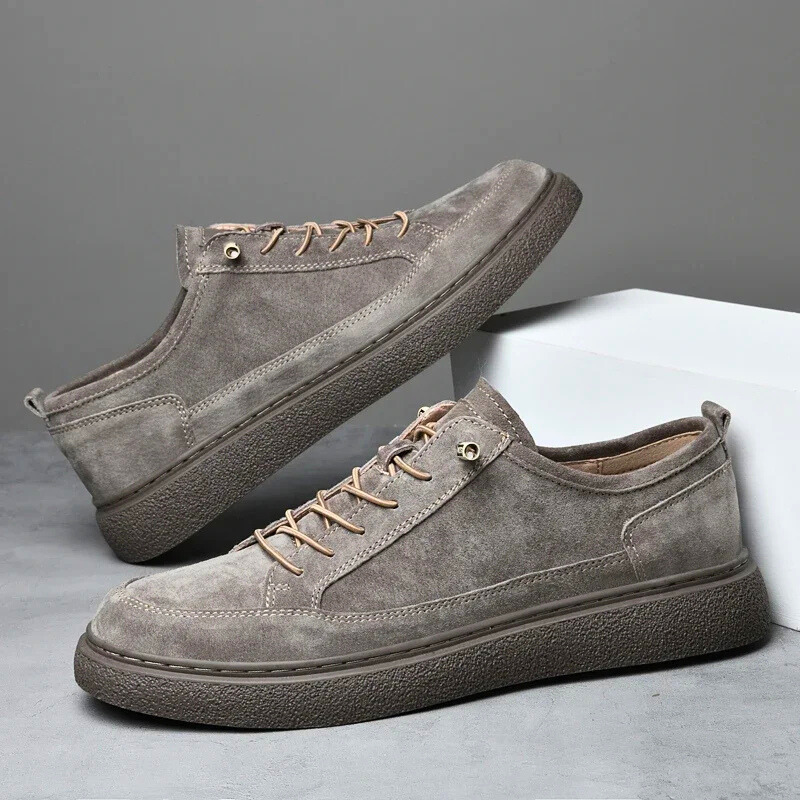 Oliver – Zamszowe sneakersy męskie o minimalistycznym designie