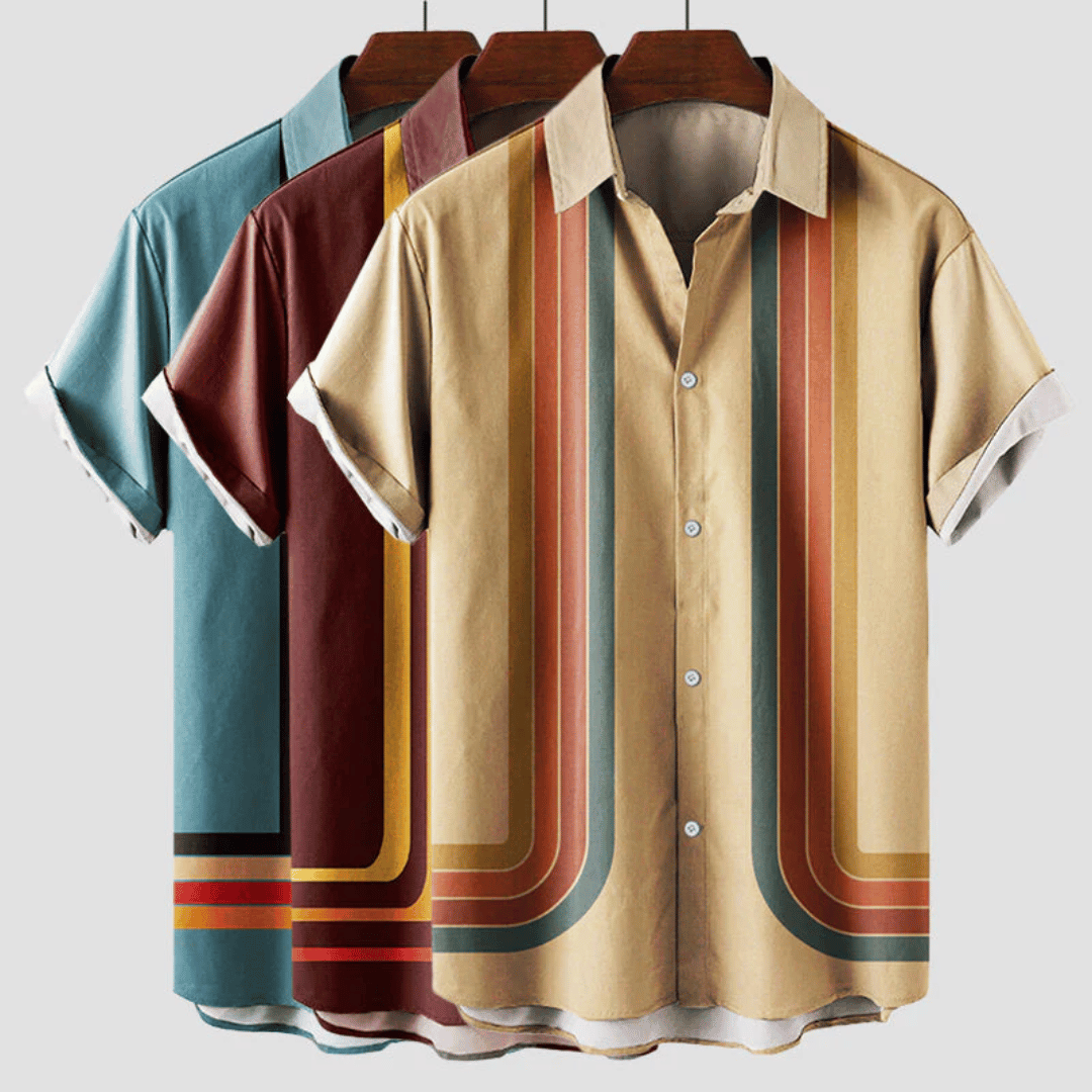 Anton – Retro Short Sleeve Shirt - Image 6