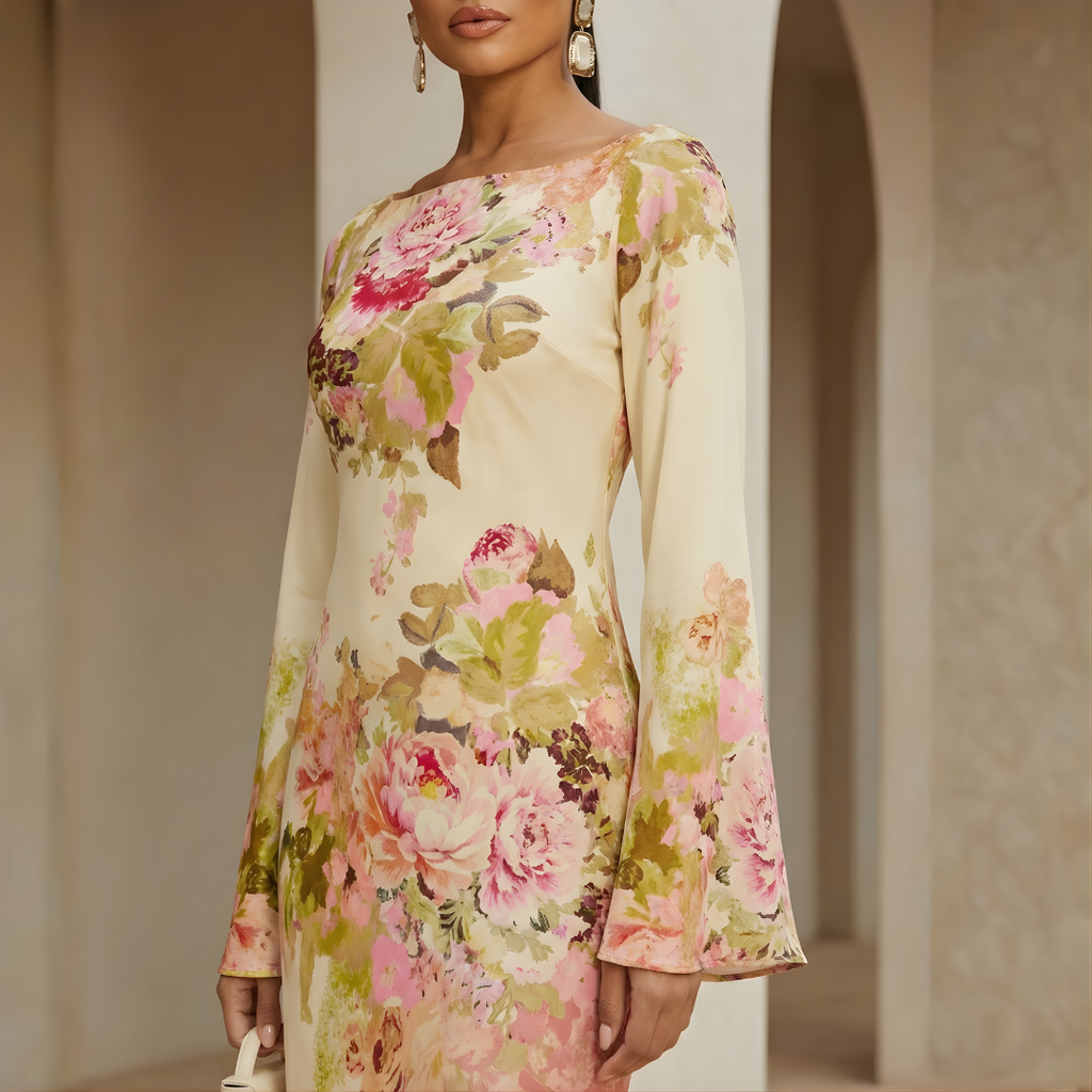 Clara – Long Sleeve Party Maxi Dress - Image 7