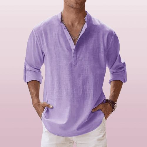 Oliver – Casual Button-Up Shirt - Image 12