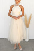 Theresa – Women Elegant Halter Neck Dress - Image 20
