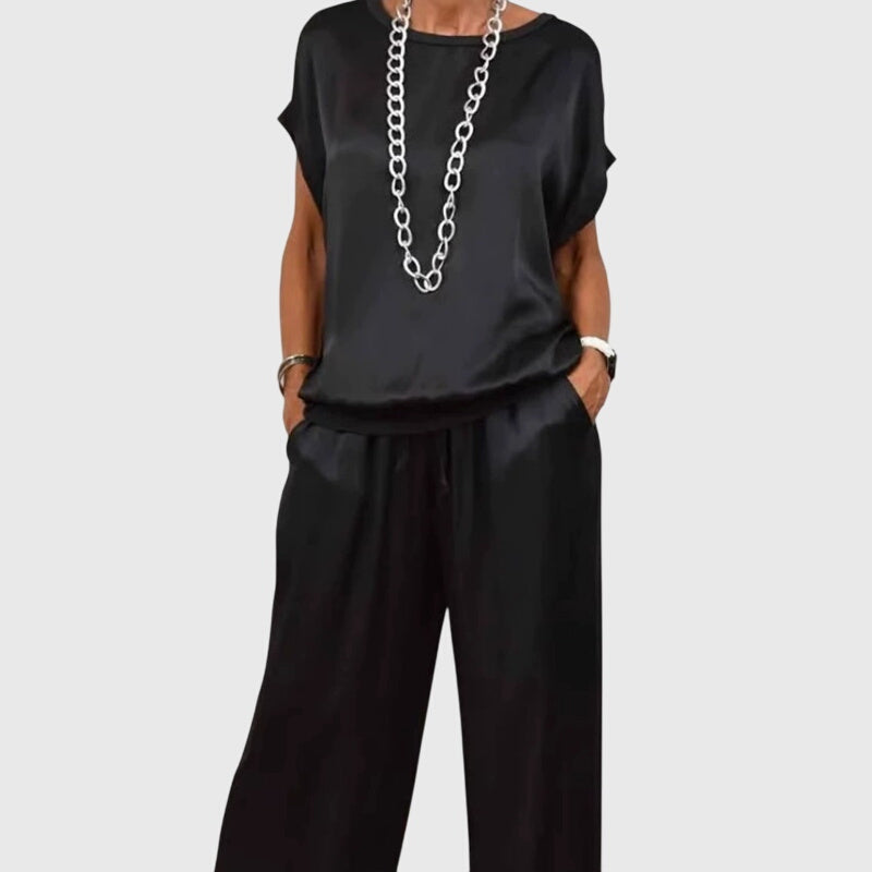 Carina – Women Satin Luxe Lounge Set - Image 12