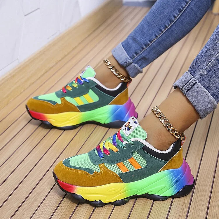 Maren – Trendy Rainbow Sneakers - Image 3