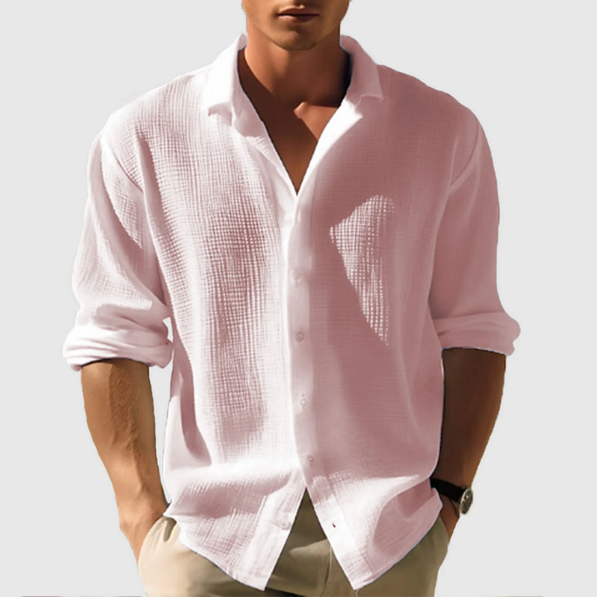 Daniel – Stylish Button-Down Shirt - Image 4