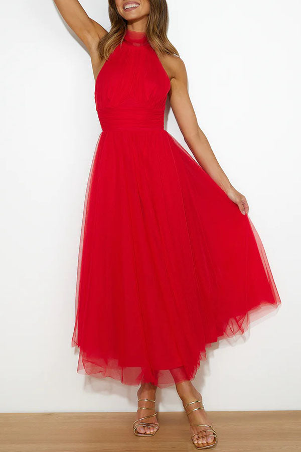 Theresa – Women Elegant Halter Neck Dress - Image 34