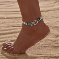 Alice – Heart Charm Anklet - Image 1