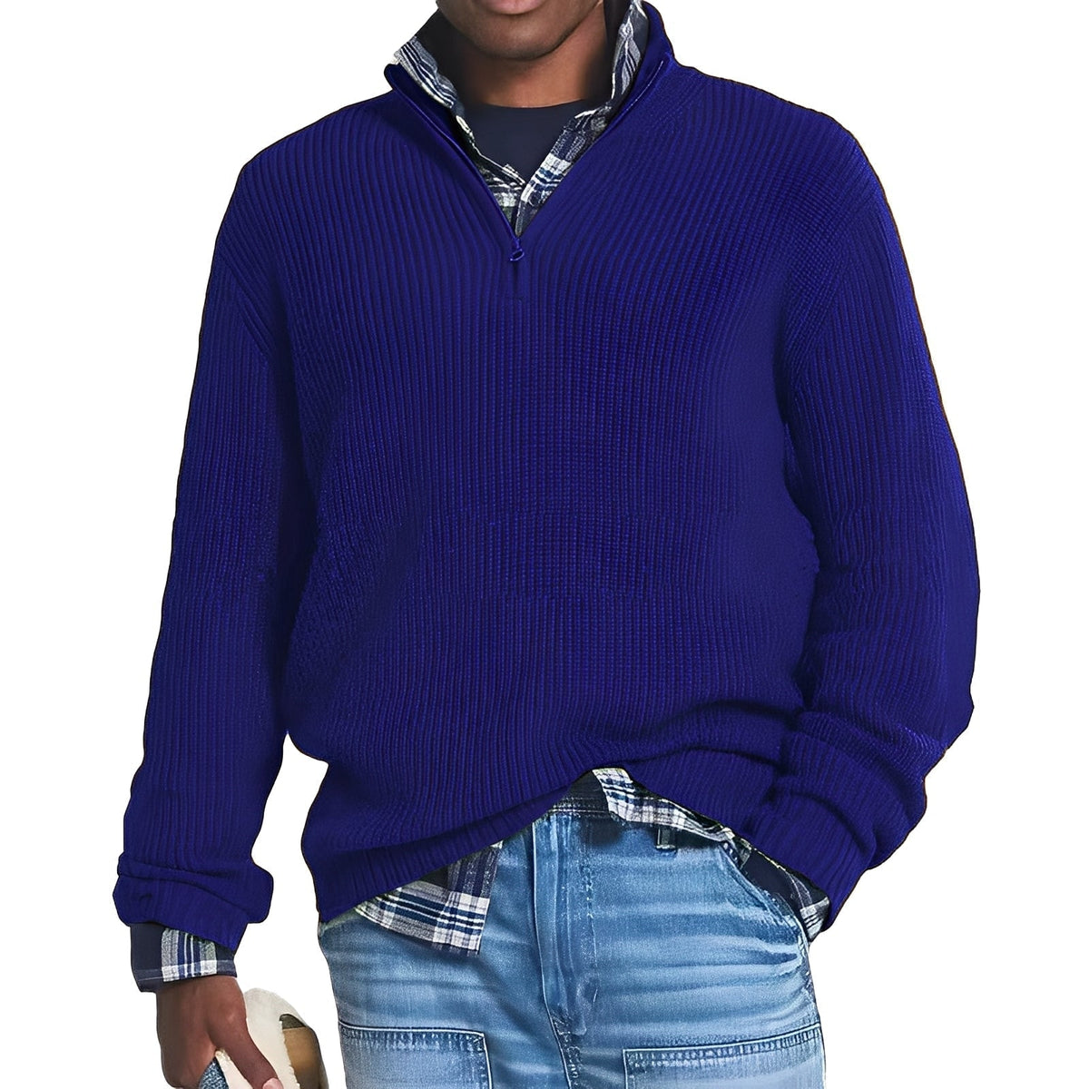 Diego – Męski sweter z zamkiem