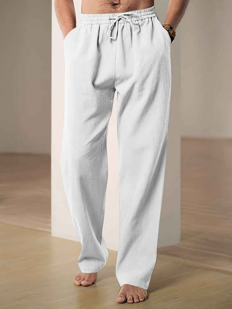 Matthias – Elastic Waist Drawstring Pants - Image 1