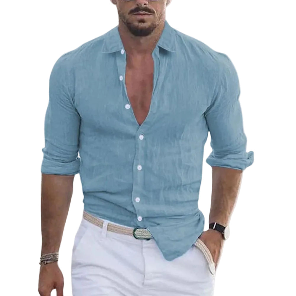 Moritz – Fold-Down Collar Shirt - Image 1