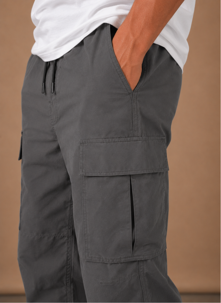 Cargo Pants Women's Relaxed Fit with Side Pockets - Image 3