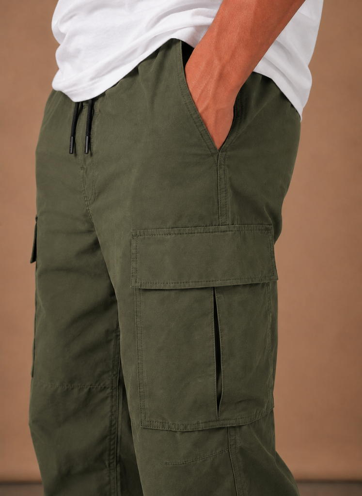 Cargo Pants Women's Relaxed Fit with Side Pockets - Image 12
