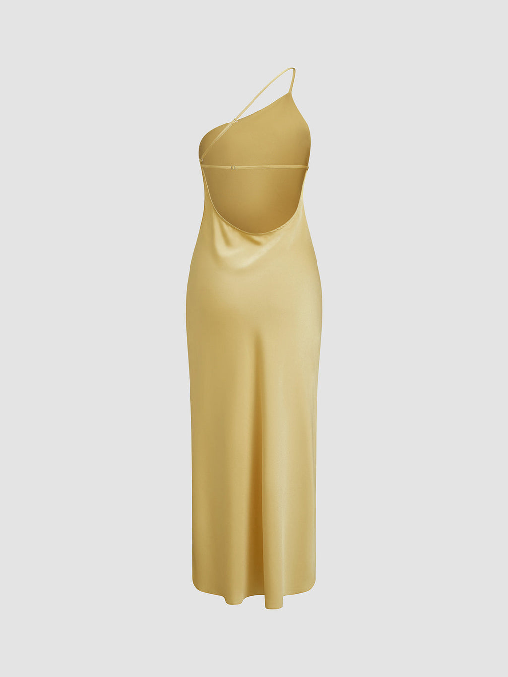 Monika – Moonlight Open Back Satin Slit Long Dress - Image 5