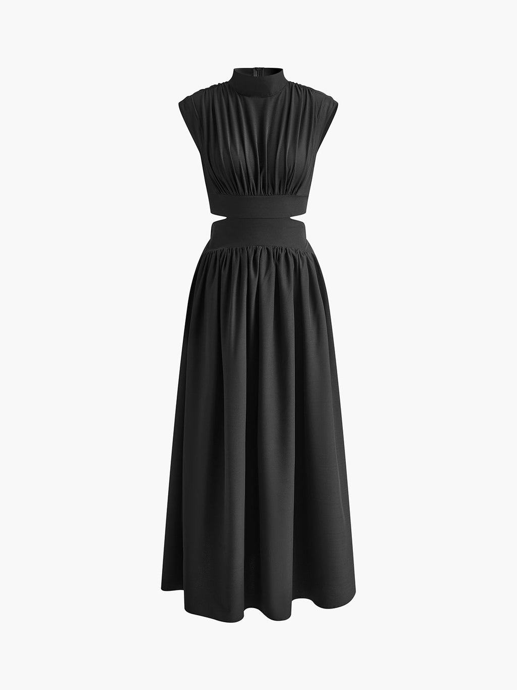 Hannah – Mock Neck Cut Out Long Dress - Image 10