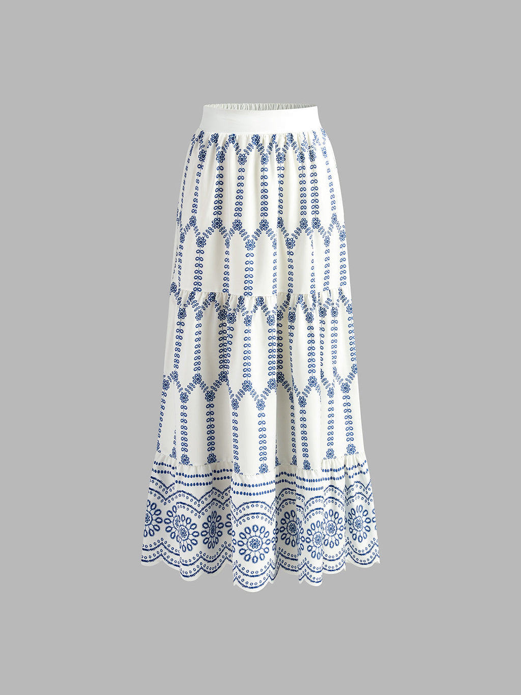 Mara – Printed Sleeveless Tie Back Skirt Set - Image 5