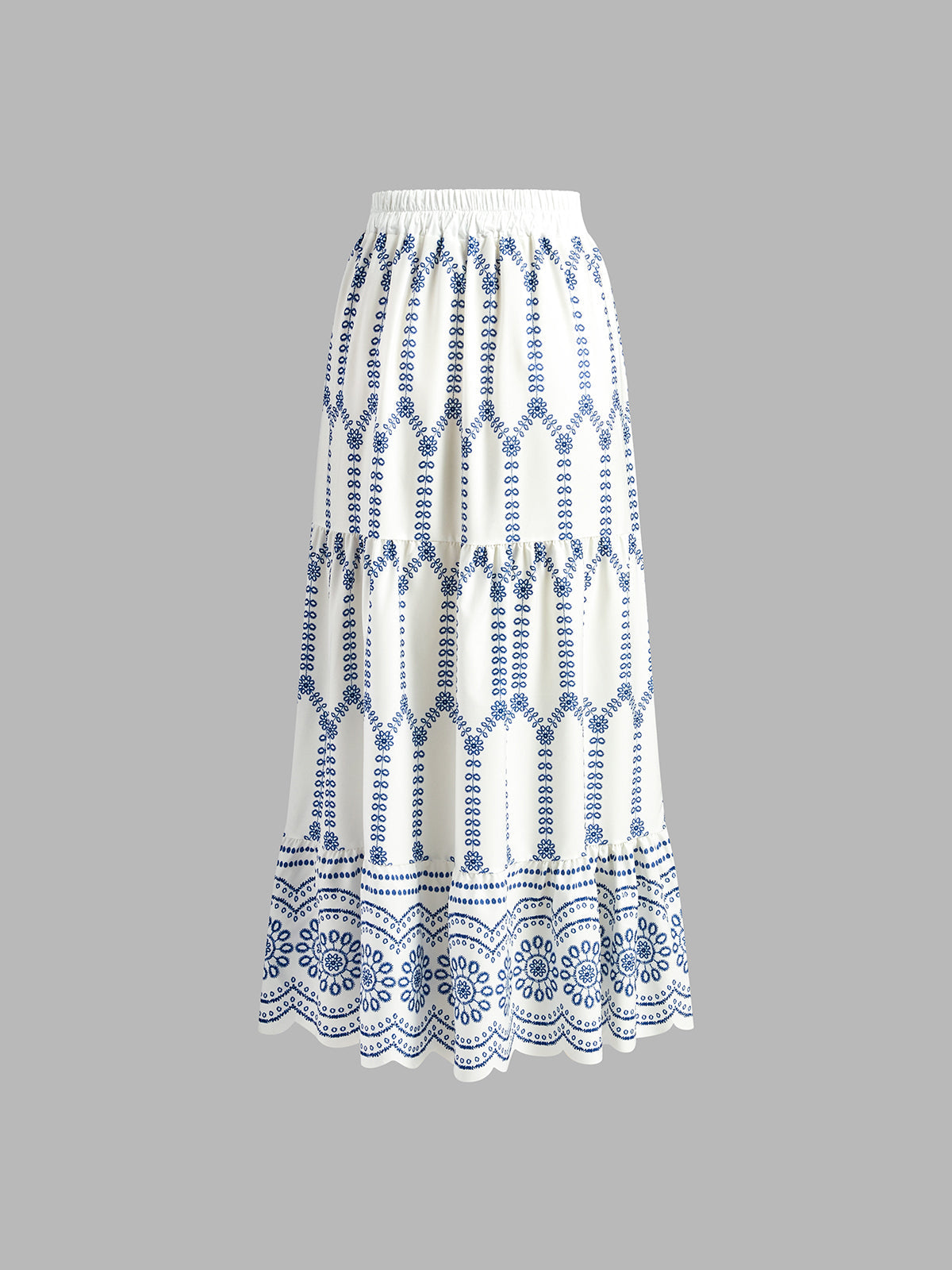 Mara – Printed Sleeveless Tie Back Skirt Set - Image 6
