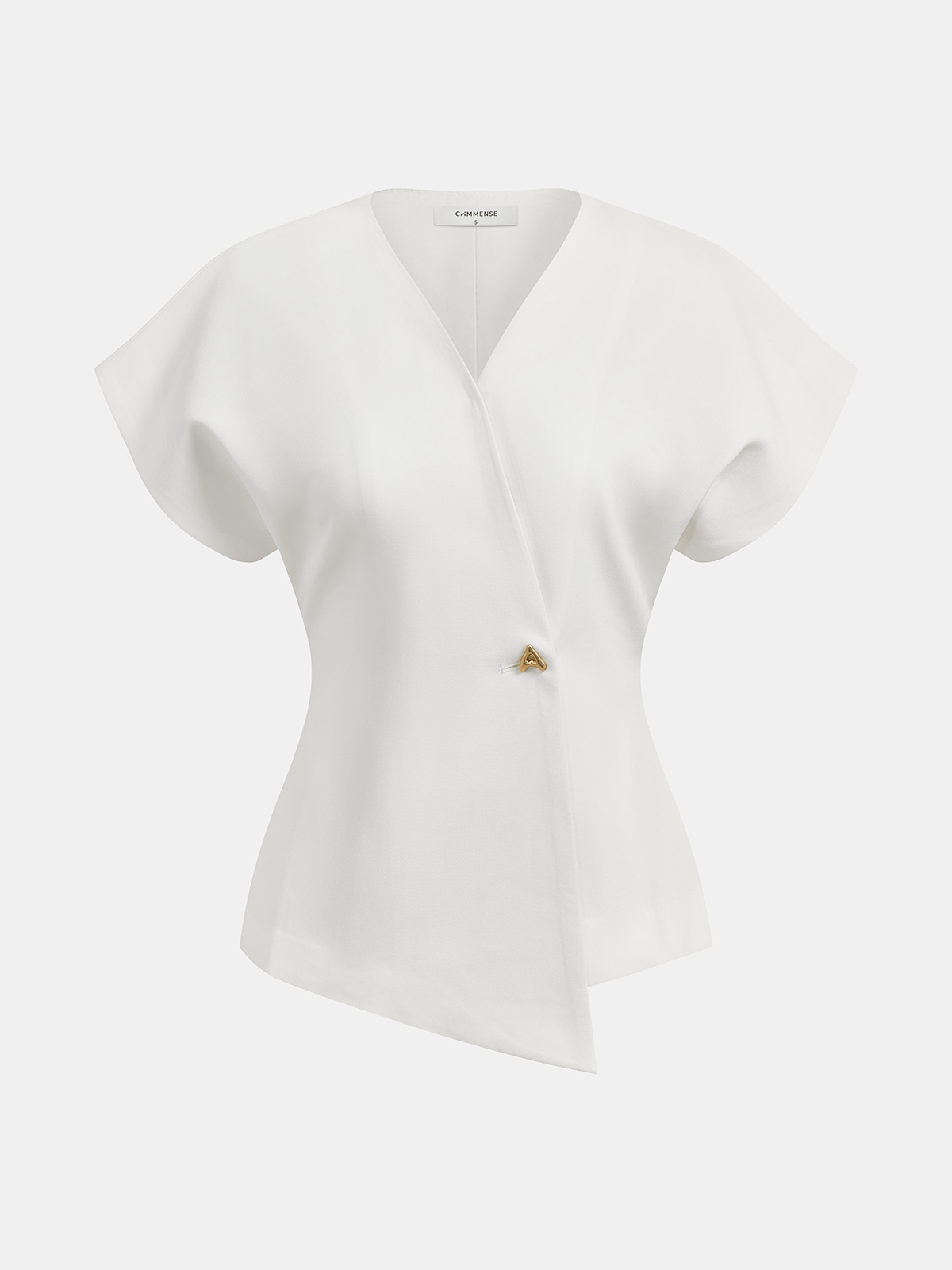 Ingrid – Trendy V-Neck Button Down Blouse - Image 6