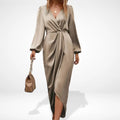 Hannah – Elegant Wrap Dress for Women - Image 2