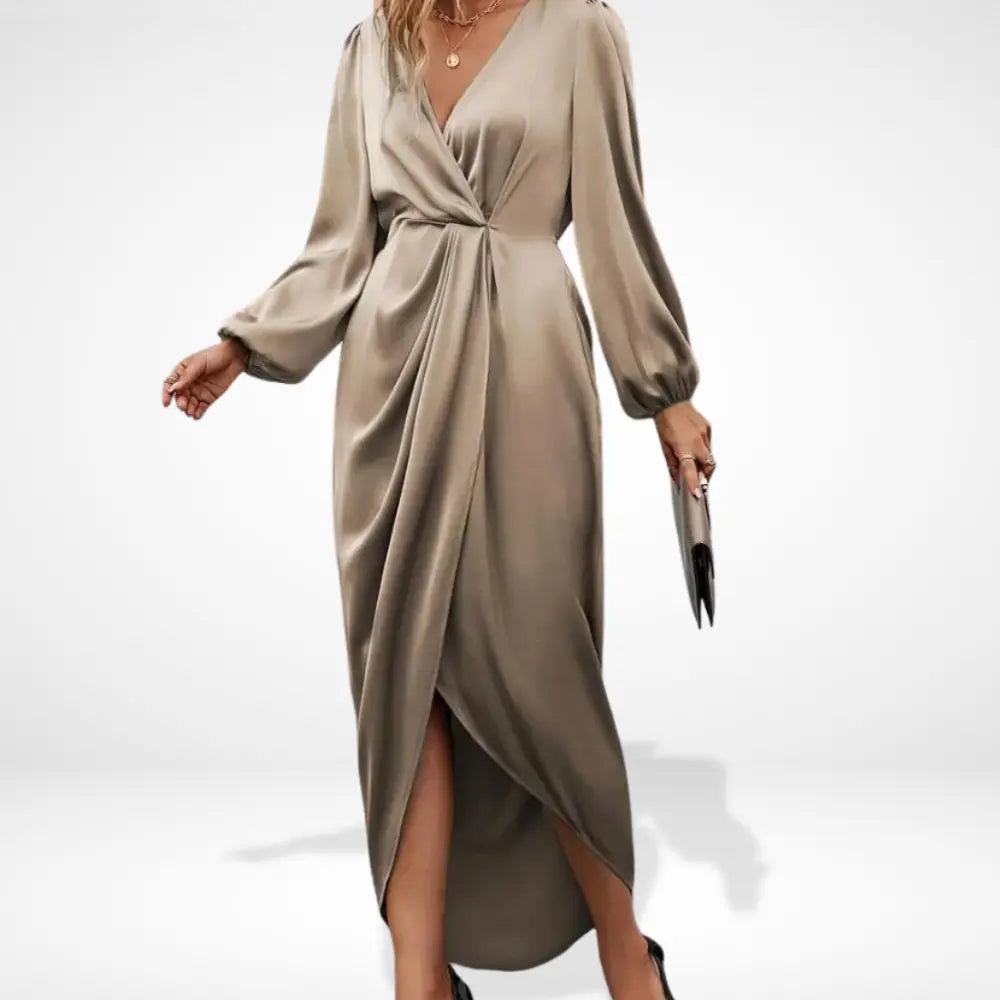 Hannah – Elegant Wrap Dress for Women - Image 4