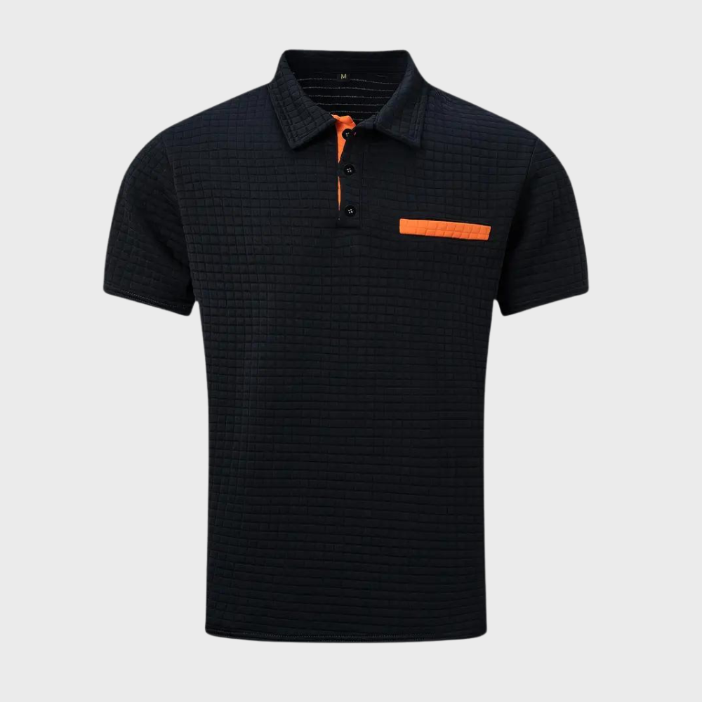 Oskar – Stylish Short Sleeve Polo Shirt - Image 7