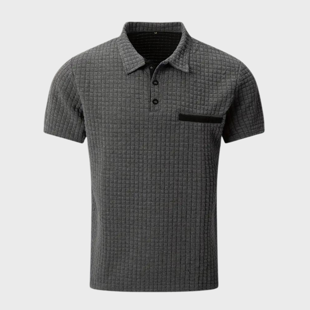 Oskar – Stylish Short Sleeve Polo Shirt - Image 9