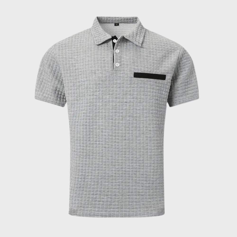 Oskar – Stylish Short Sleeve Polo Shirt - Image 8