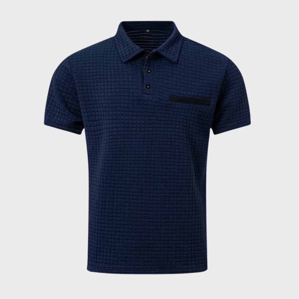 Oskar – Stylish Short Sleeve Polo Shirt - Image 14